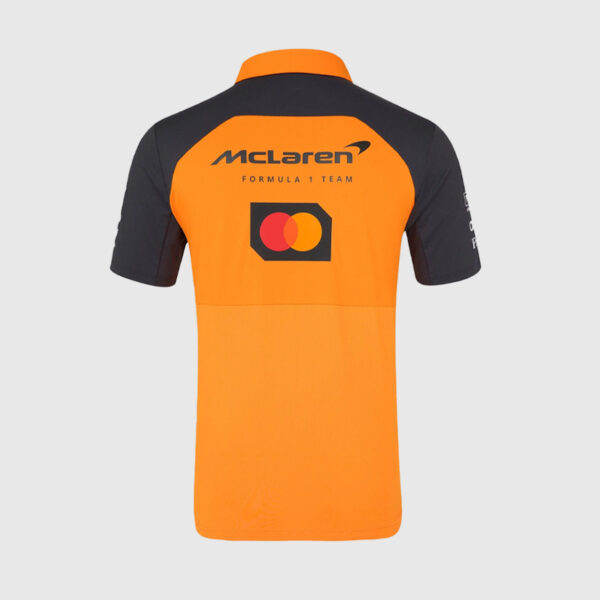 Polo McLaren F1 2025 Hommes Orange/Gris – Image 2