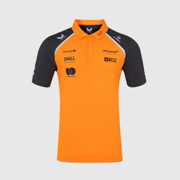 Polo McLaren F1 2025 Hommes Orange/Gris
