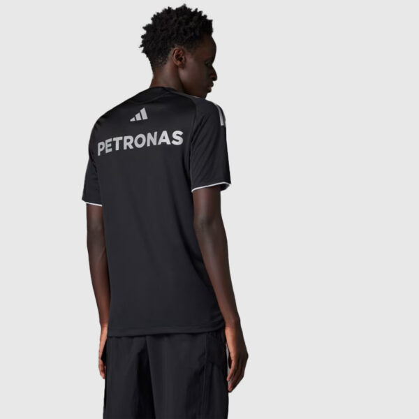 T-Shirt Mercedes-AMG Petronas 2025 Hommes Noir – Image 2