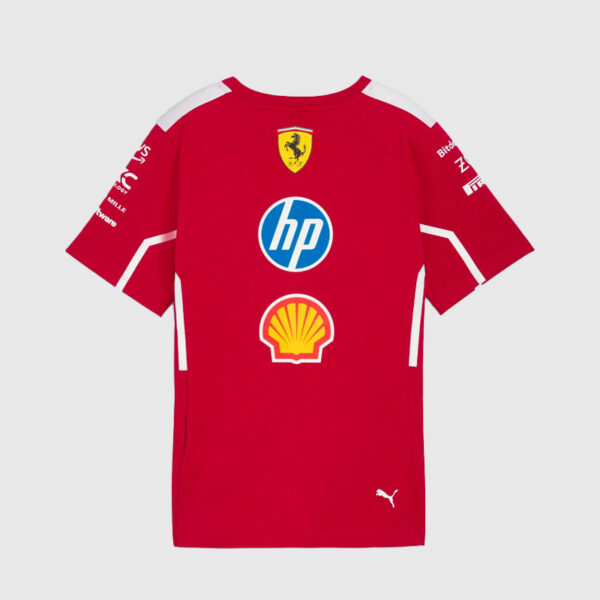 T-Shirt 2025 Scuderia Ferrari Hommes Rouge – Image 2