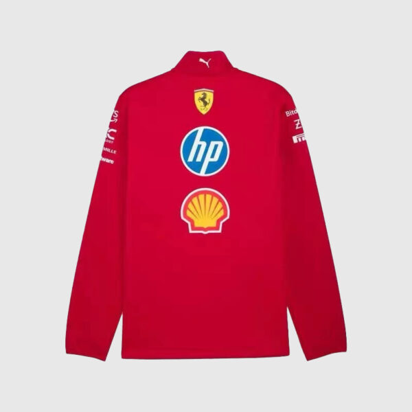 Veste SoftShell 2025 Scuderia Ferrari Hommes Rouge – Image 2
