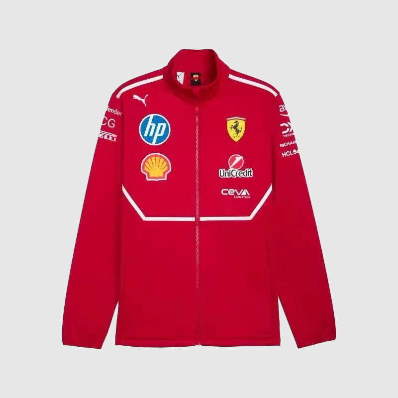 Veste SoftShell 2025 Scuderia Ferrari Hommes Rouge