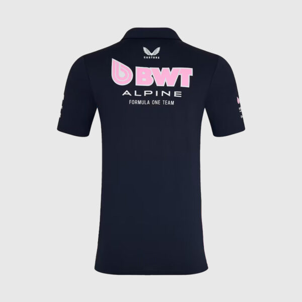 Polo Alpine F1 2025 Hommes Bleu Marine – Image 2