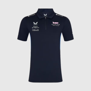 Polo Alpine F1 2025 Hommes Bleu Marine